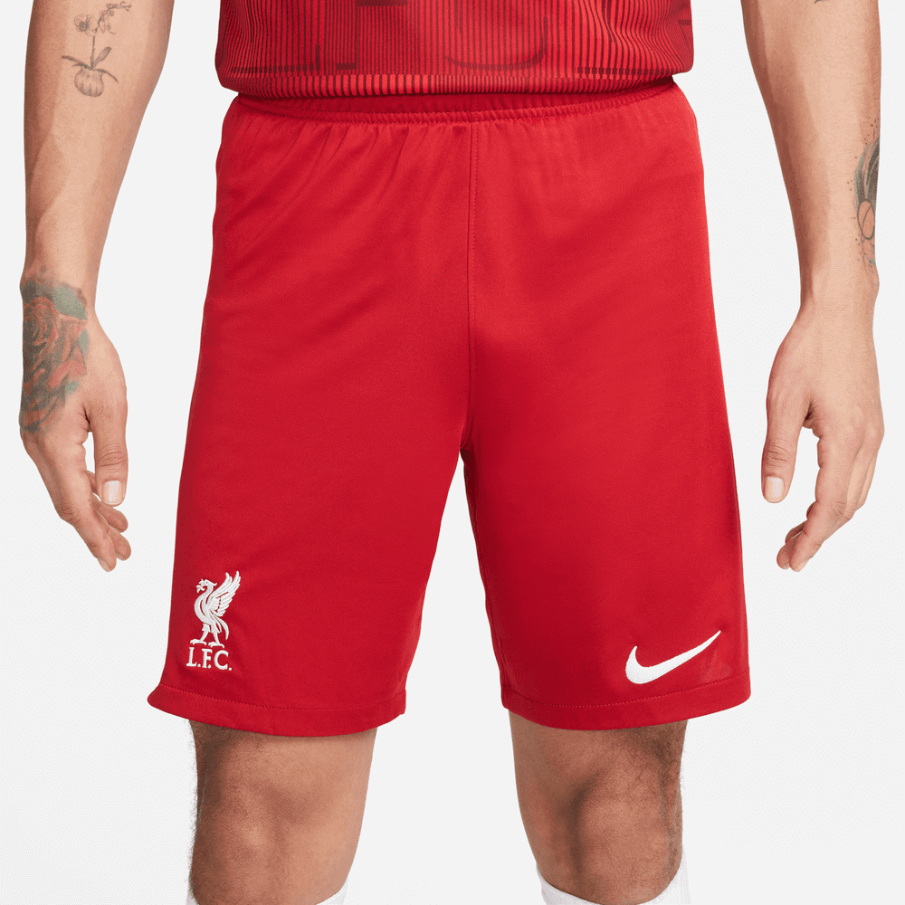 Nike 2023-24 Liverpool Men's Stadium Home Shorts (Front)