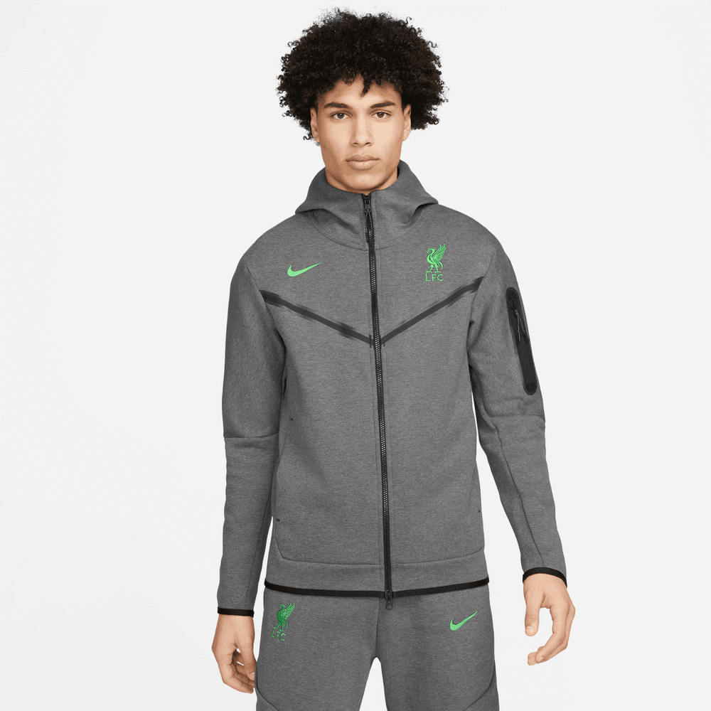 Nike 2023-24 Liverpool Men's Tech Fleece Windrunner Full-Zip Hoodie