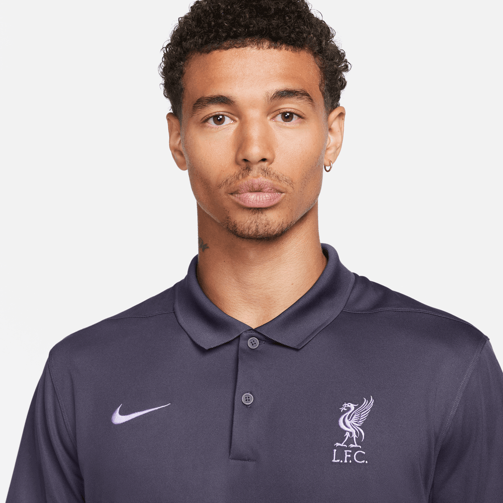 Nike 2023-24 Liverpool Men's Victory Dri-Fit Polo Shirt (Detail 1)