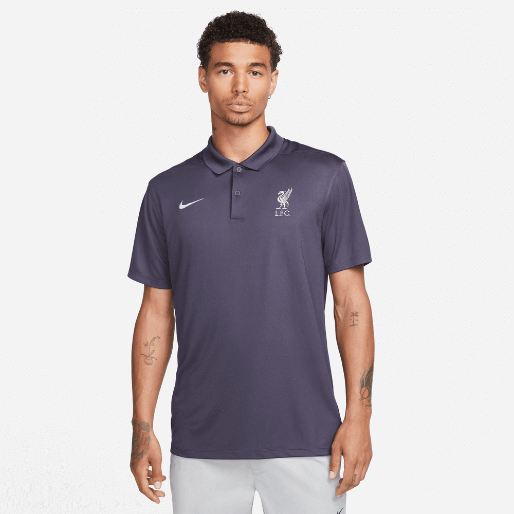 Nike 2023-24 Liverpool Men's Victory Dri-Fit Polo Shirt (Model - Front)