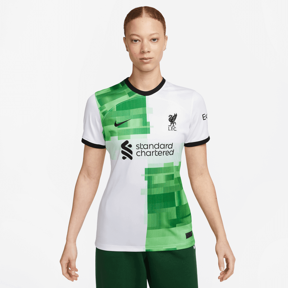 Nike 2023-24 Liverpool Women's Away Jersey (Model - Front)