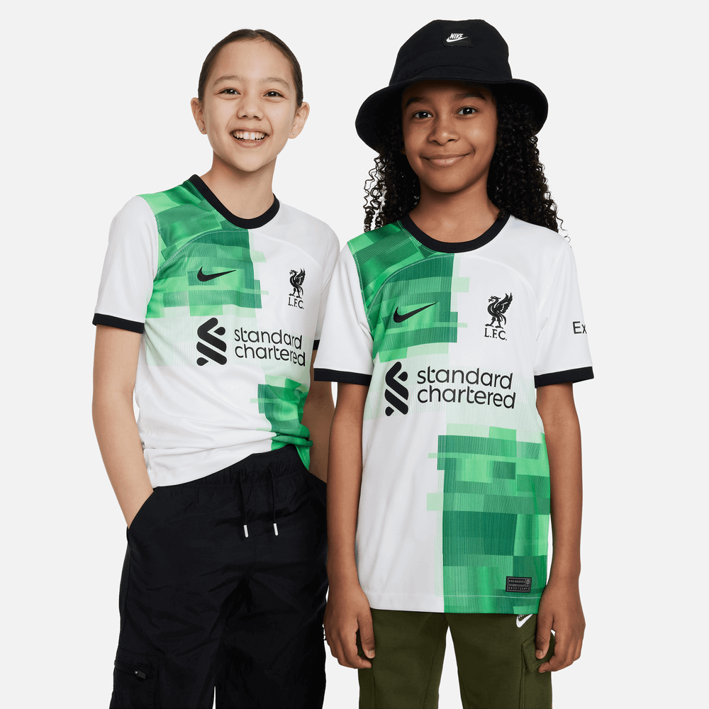Nike 2023-24 Liverpool Youth Stadium Away Jersey (Models - Front)