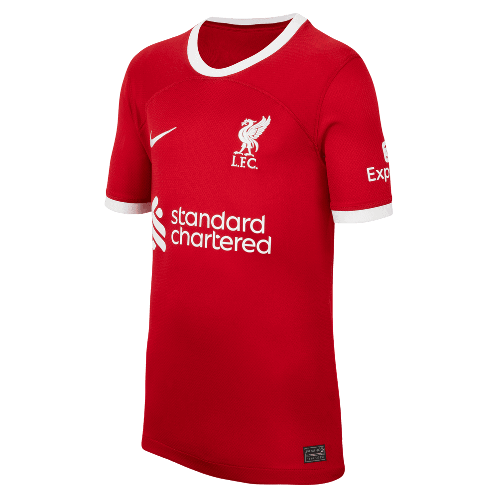 Nike 2023-24 Liverpool Youth Stadium Home Jersey (Front)
