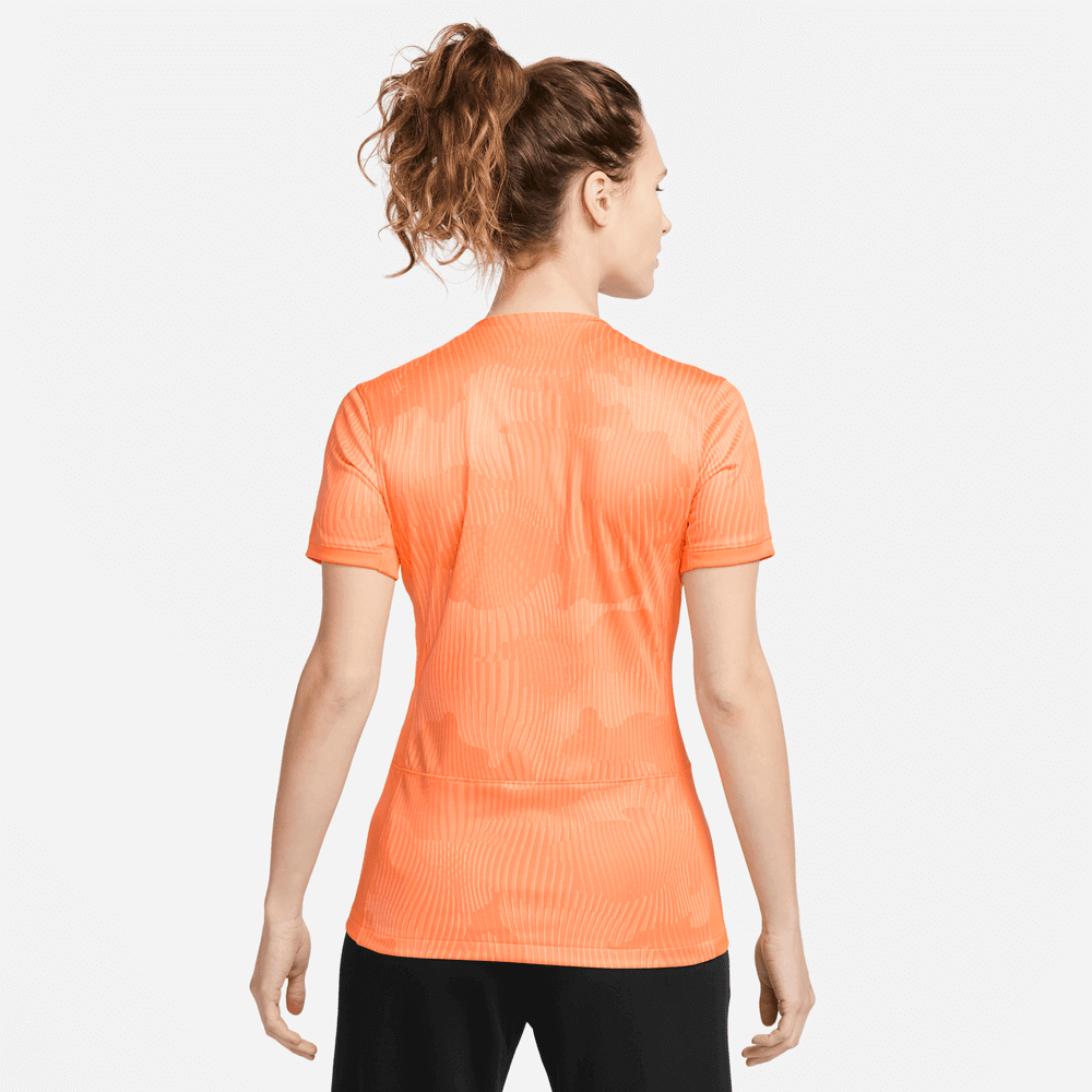 Nike 2023-24 Netherlands Women's Home Jersey (Model - Back)