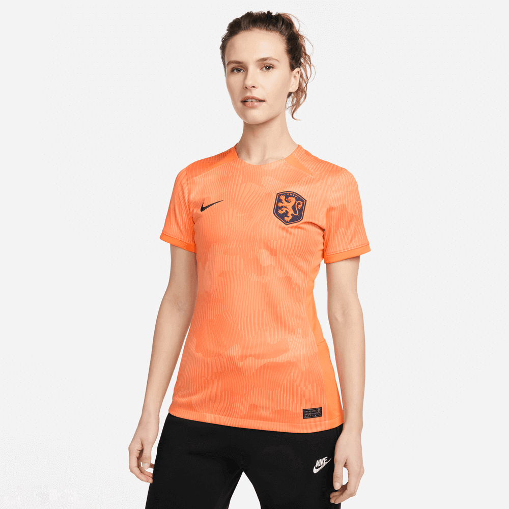 Nike 2023-24 Netherlands Women's Home Jersey (Model - Front)