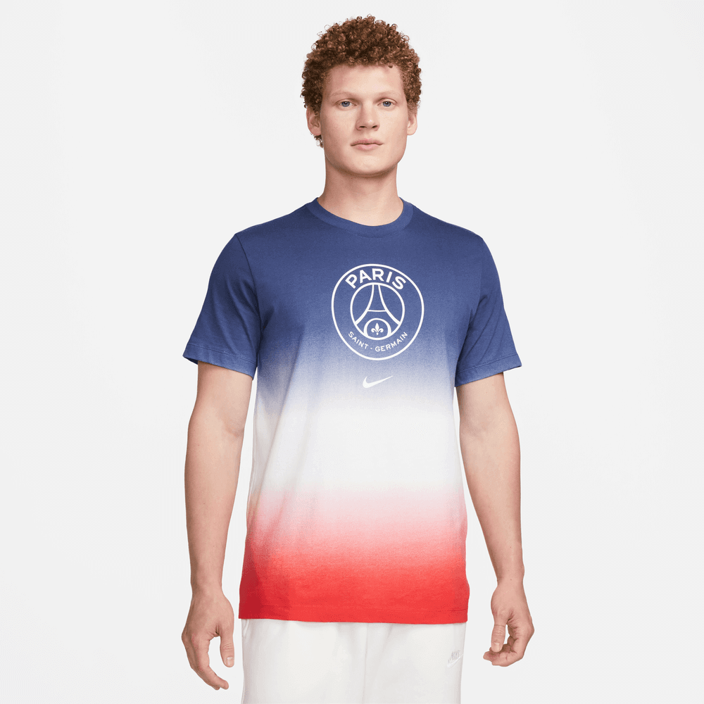 Nike 2023-24 PSG Men's Crest T-Shirt (Model - Front)
