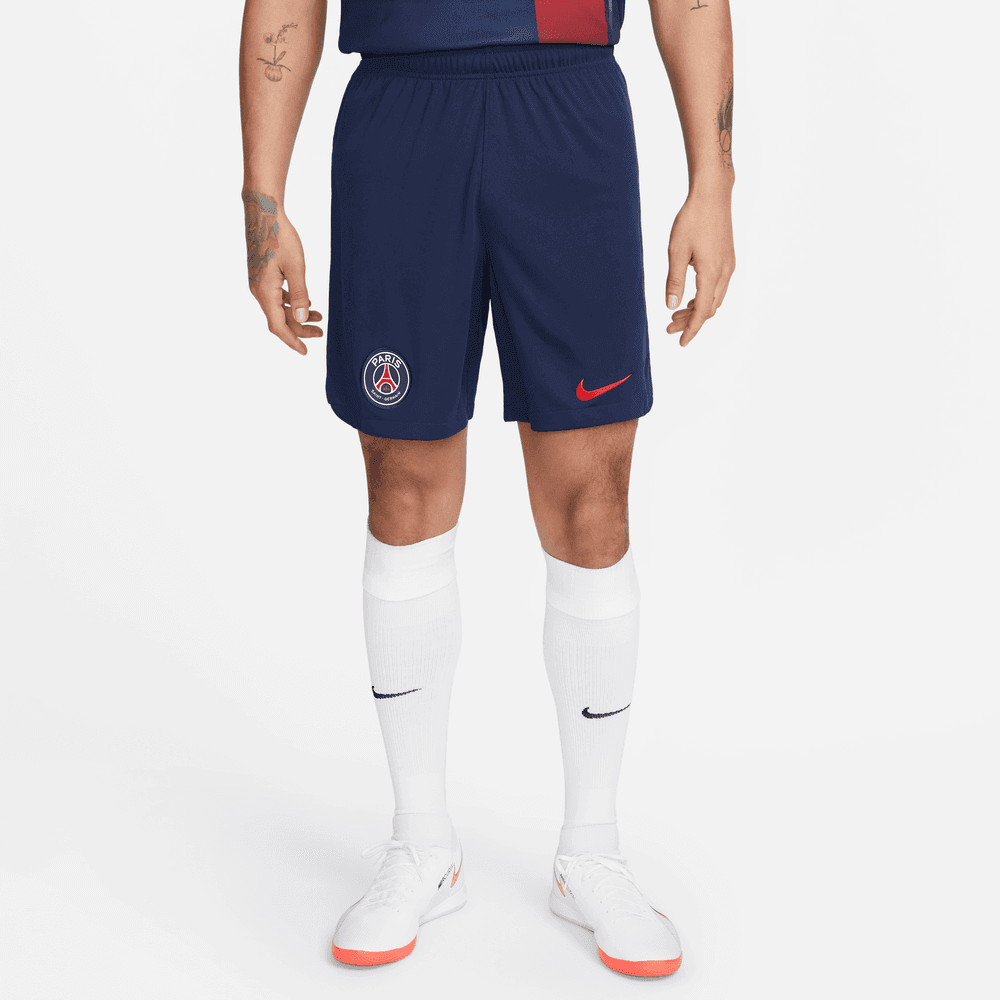 Nike 2023-24 PSG Men's Stadium Home Shorts (Model - Front)