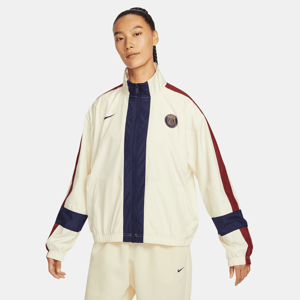 Nike 2023-24 PSG Women's Essential Graphic Jacket (Model - Front)