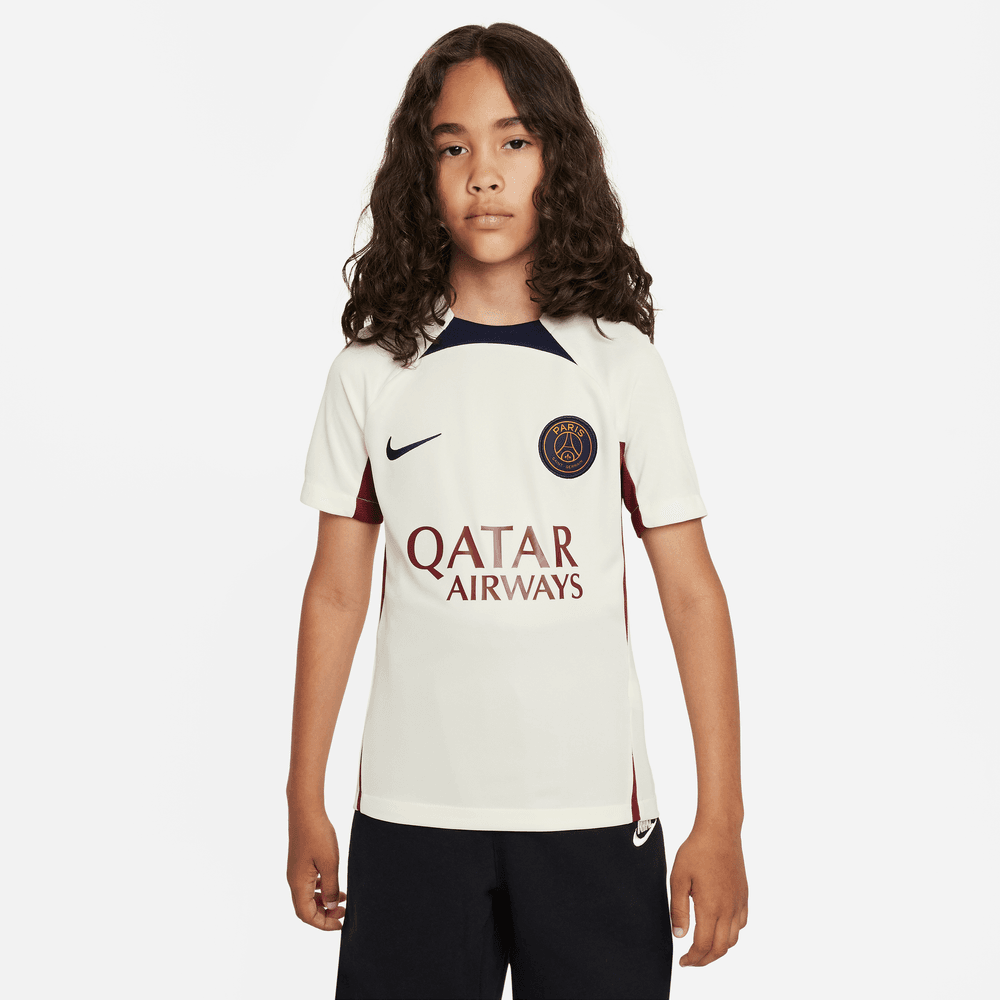 Nike 2023-24 PSG Youth Dri-Fit Knit Top (Model - Front)