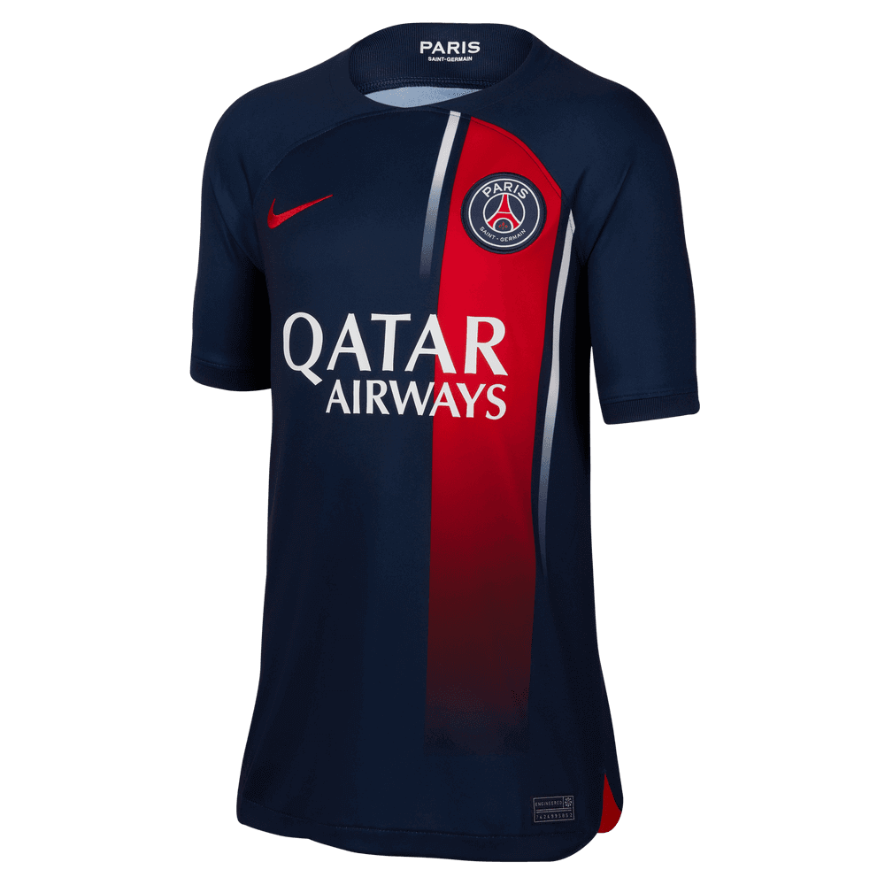 Nike 2023-24 PSG Youth Home Jersey (Front)