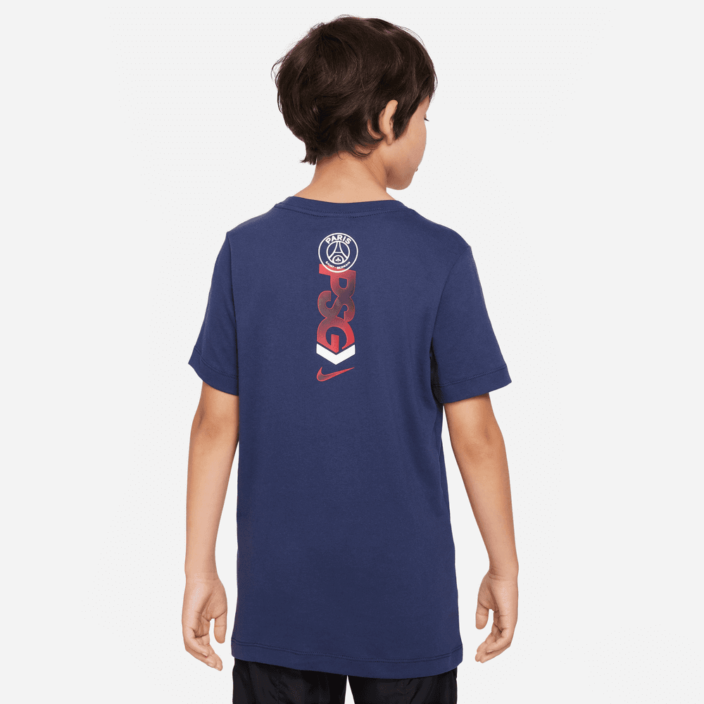Nike 2023-24 PSG Youth Mercurial T-Shirt (Model - Back)