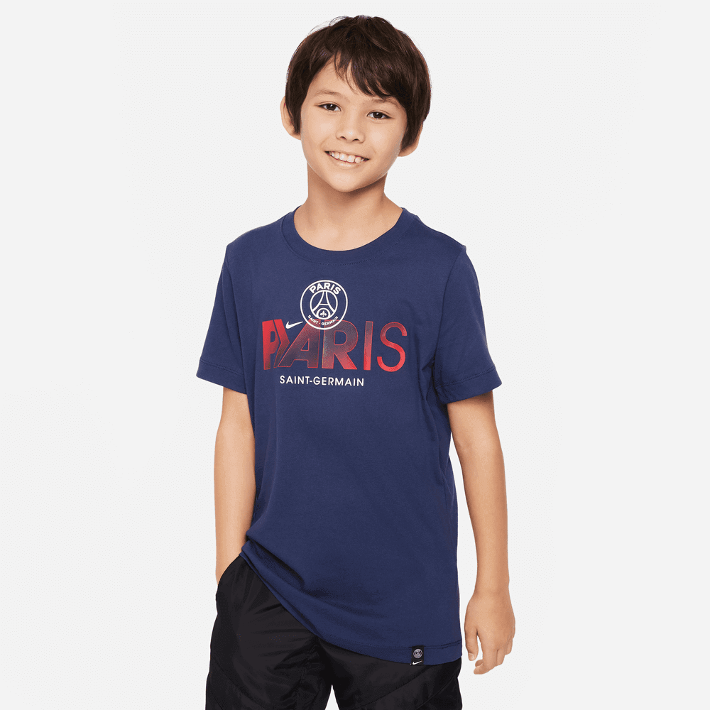 Nike 2023-24 PSG Youth Mercurial T-Shirt (Model - Front)