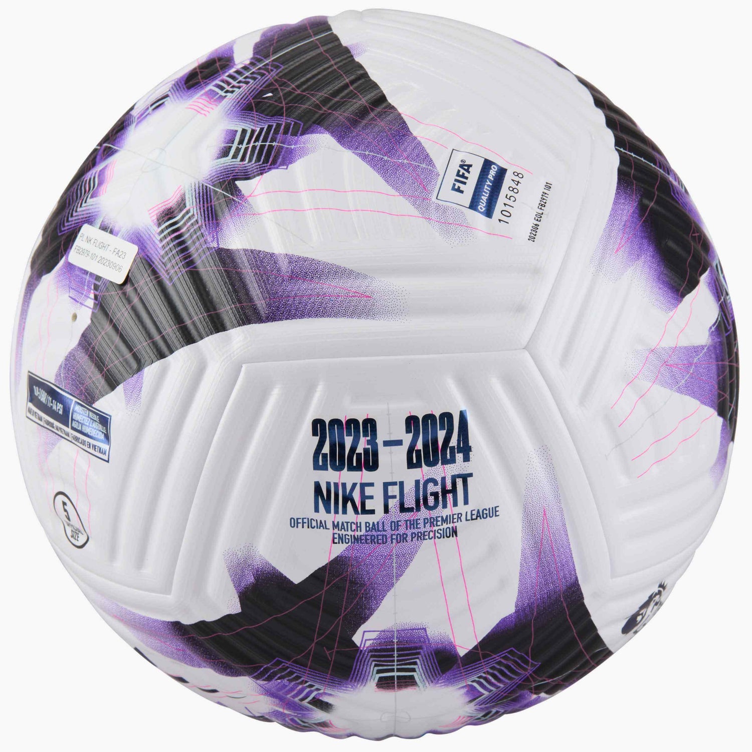 Nike 2023-24 Premier League Flight Match Ball (Back)