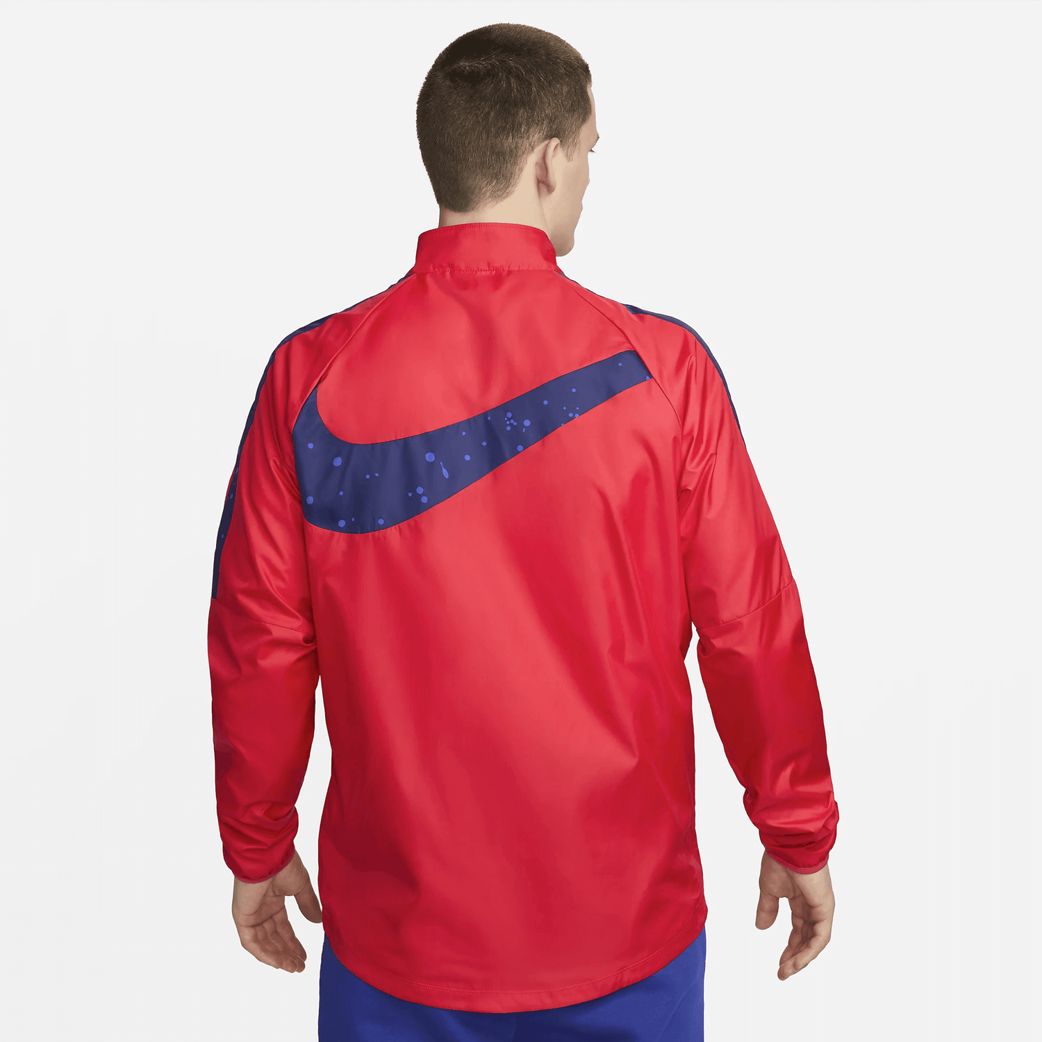 Nike 2023-24 USA Men's DF Academy AWF Jacket (No Stars) (Model - Back)