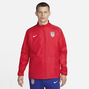 Nike 2023-24 USA Men's DF Academy AWF Jacket (No Stars) (Model - Front)