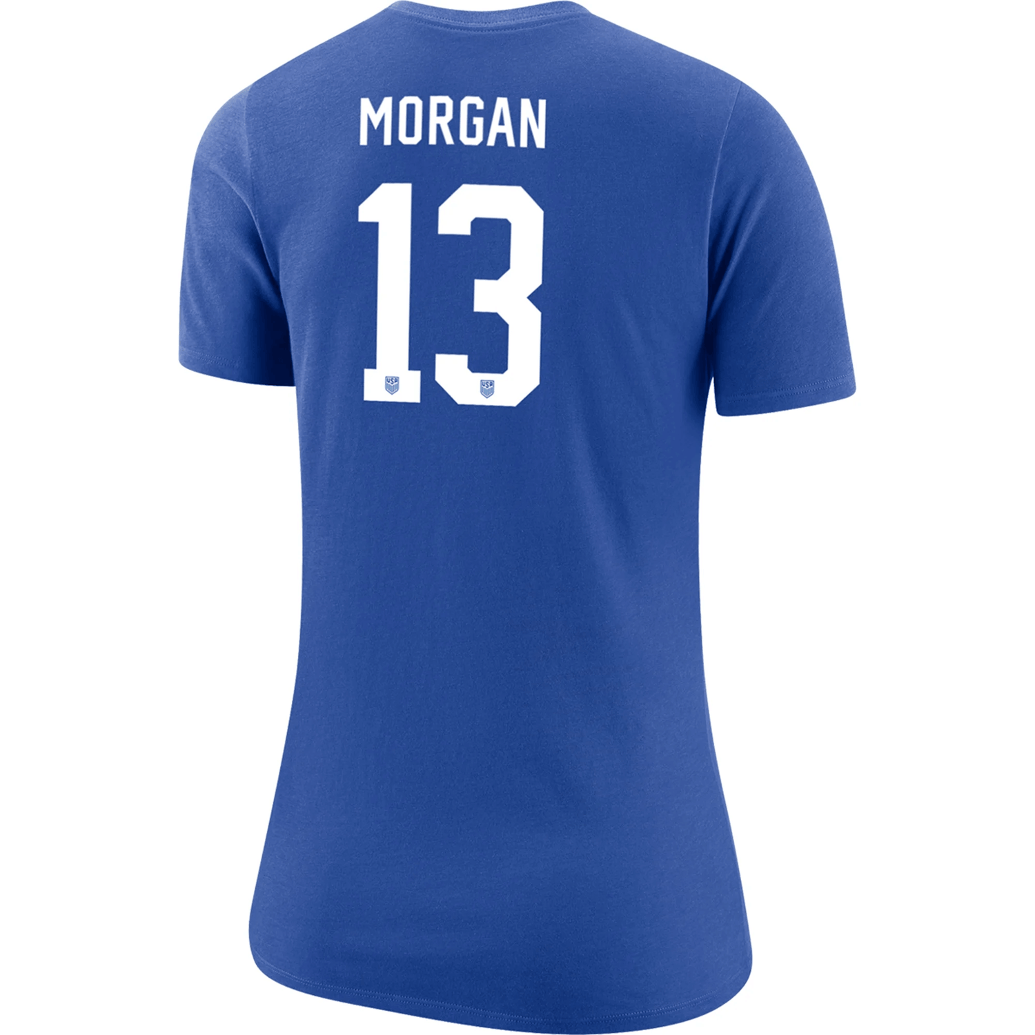 Nike 2023-24 USA Women 4-Star Morgan 13 Tee Royal (Back)