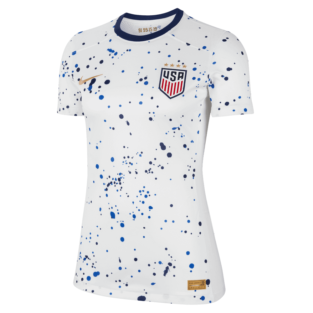 Nike 2023-24 USA Women's 4-Stars Home Jersey (Front)