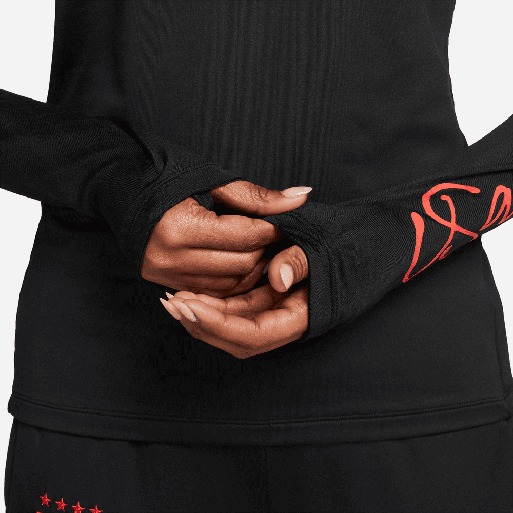 Nike 2023-24 USA Women's Strike Knit Drill Top (Detail 4)