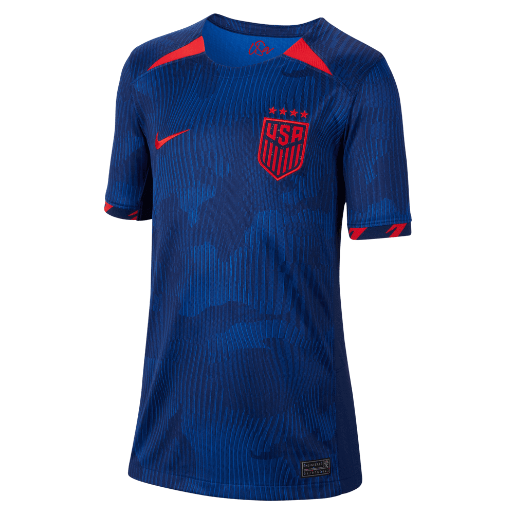 Nike 2023-24 USA Youth 4-Star Away Jersey (Front)