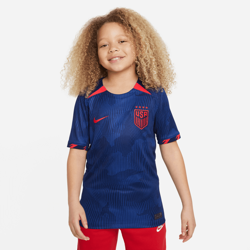 Nike 2023-24 USA Youth 4-Star Away Jersey (Model - Front)
