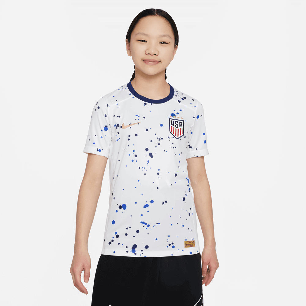 Nike 2023-24 USA Youth 4-Star Home Jersey (Model - Front)