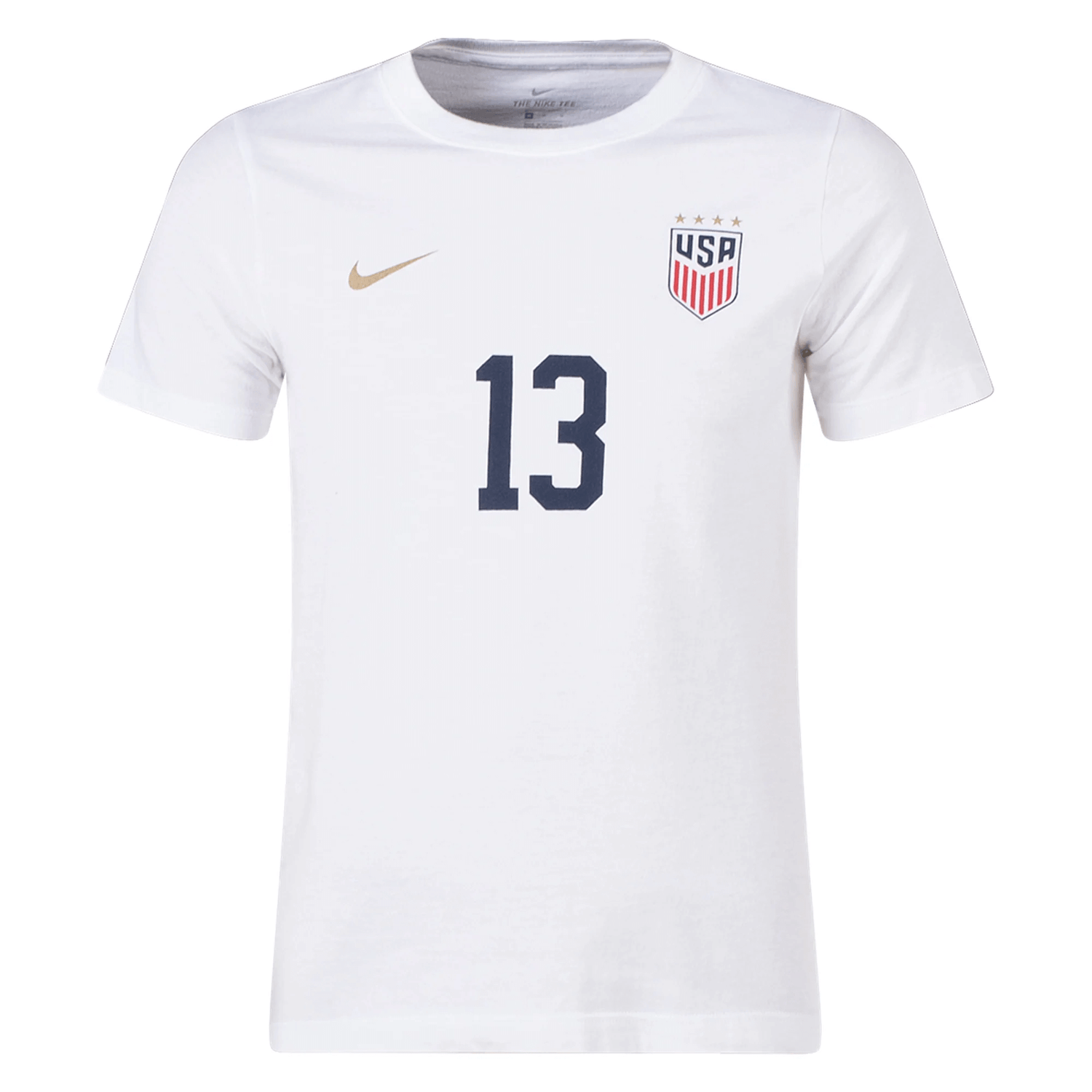 Nike 2023-24 USA Youth 4-Star Morgan 13 Tee White (Front)