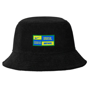 Nike 2024-25 Brazil Corduroy Bucket Hat (Front)