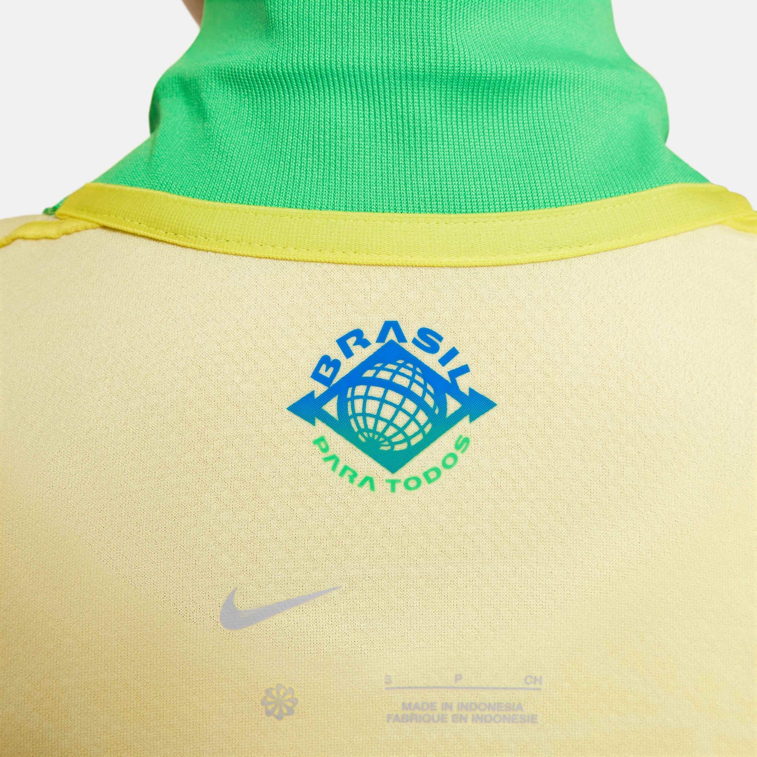 Nike 2024-25 Brazil Little Kids' Stadium Home Jersey (Detail 4)