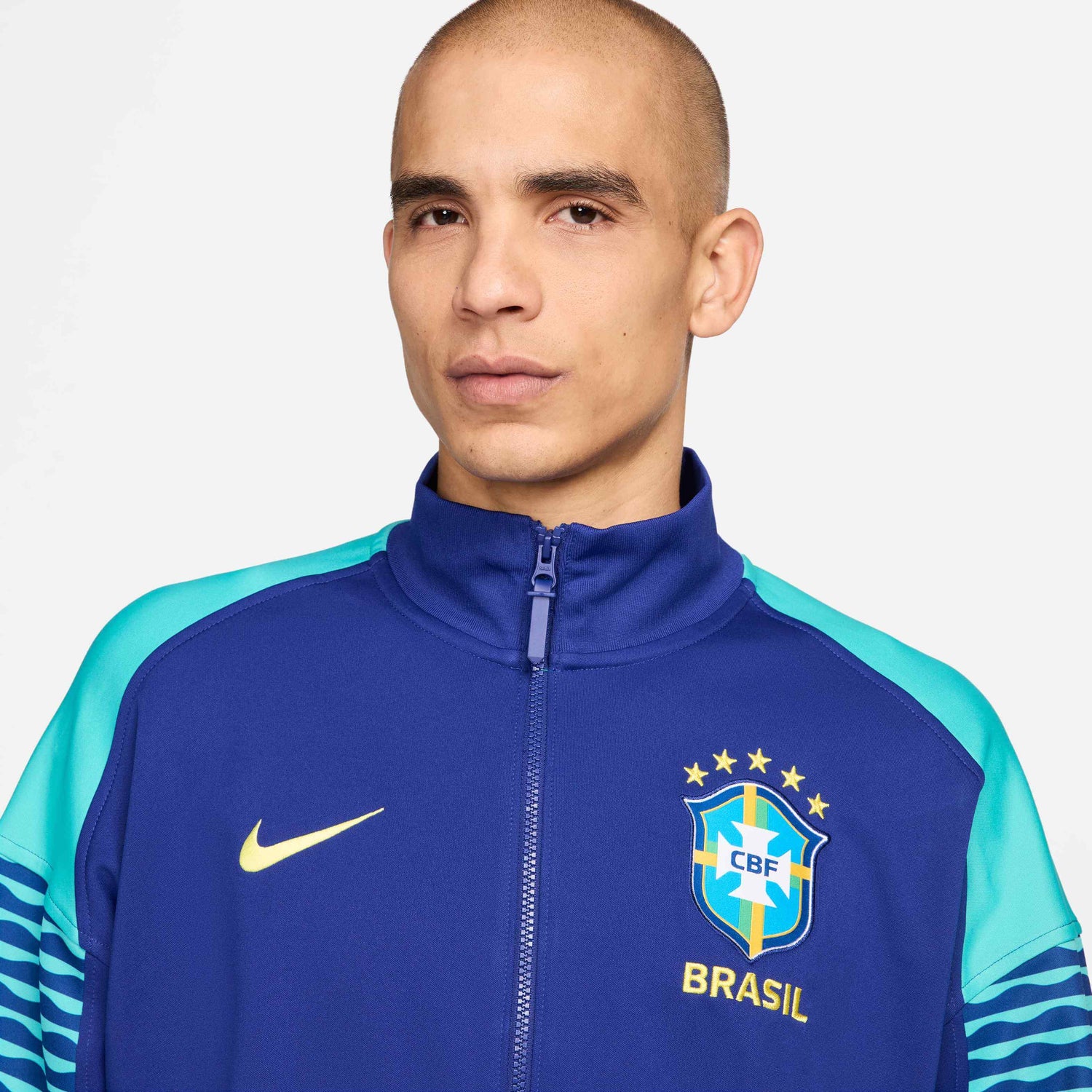 Nike 2024-25 Brazil Men's Anthem Jacket (Detail 1)