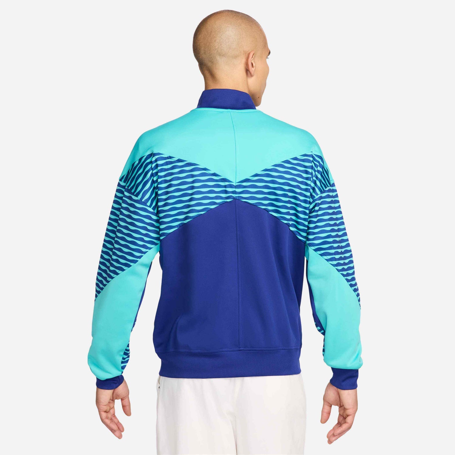 Nike 2024-25 Brazil Men's Anthem Jacket (Model - Back)