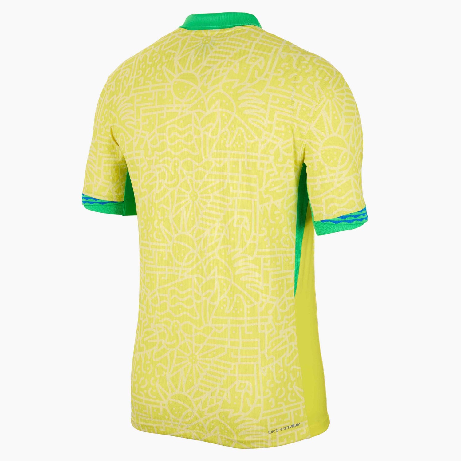 Nike 2024-25 Brazil Men's Authentic Home Jersey (Back)