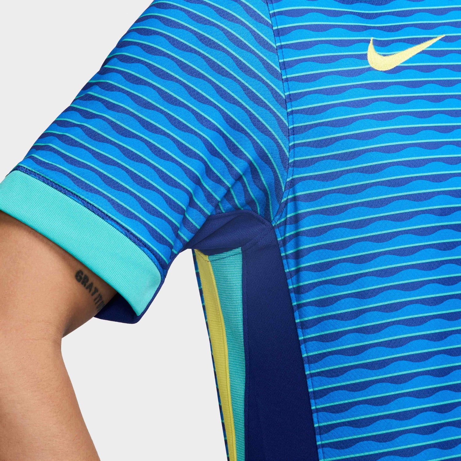 Nike 2024-25 Brazil Men's Stadium Away Jersey (Detail 2)