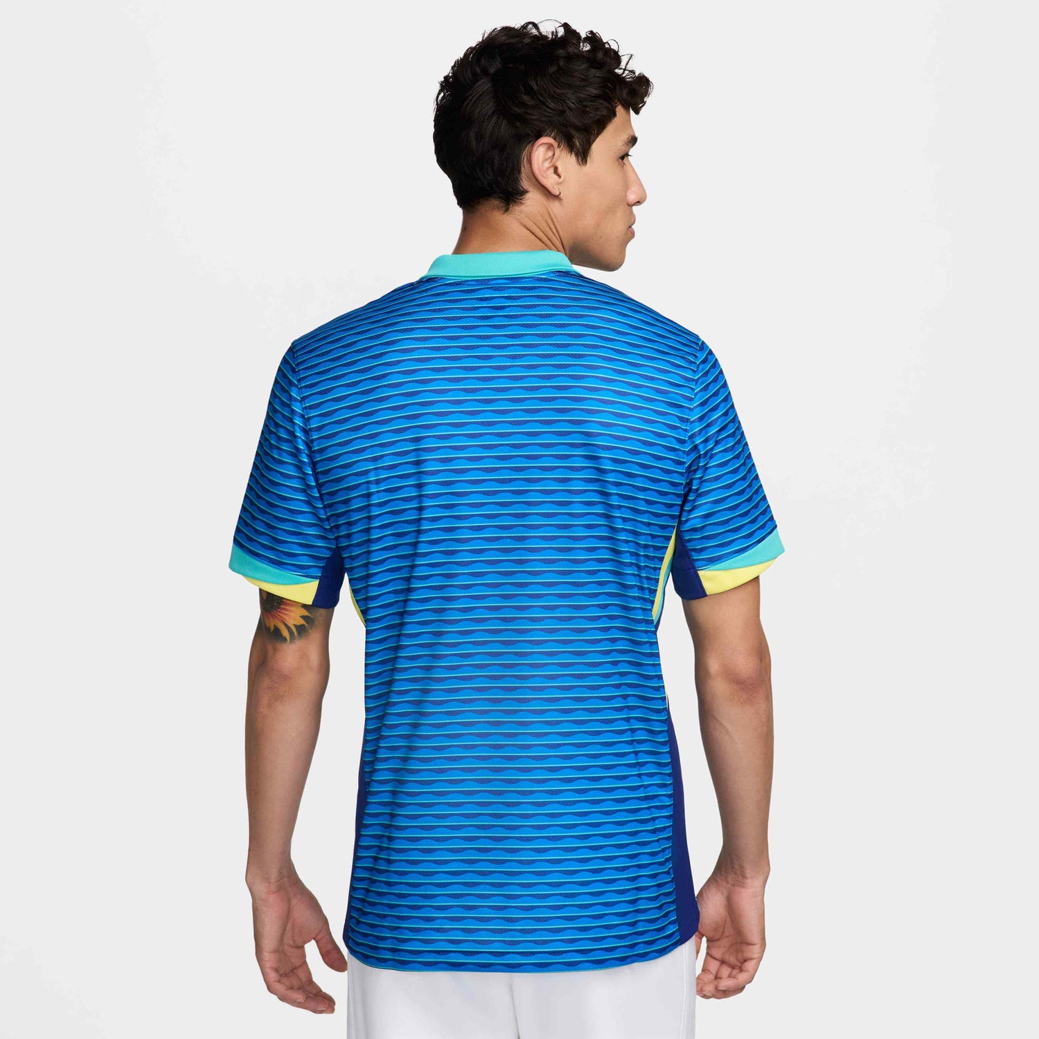 Nike 2024-25 Brazil Men's Stadium Away Jersey (Model - Back)
