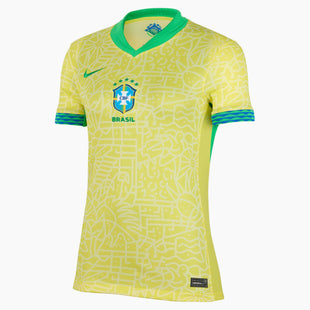 Nike 2024-25 Brazil Women's Stadium Home Jersey (Front)