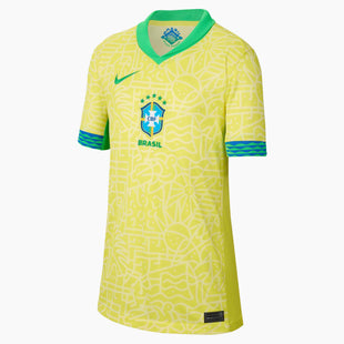 Nike 2024-25 Brazil Youth Stadium Home Jersey (Front)