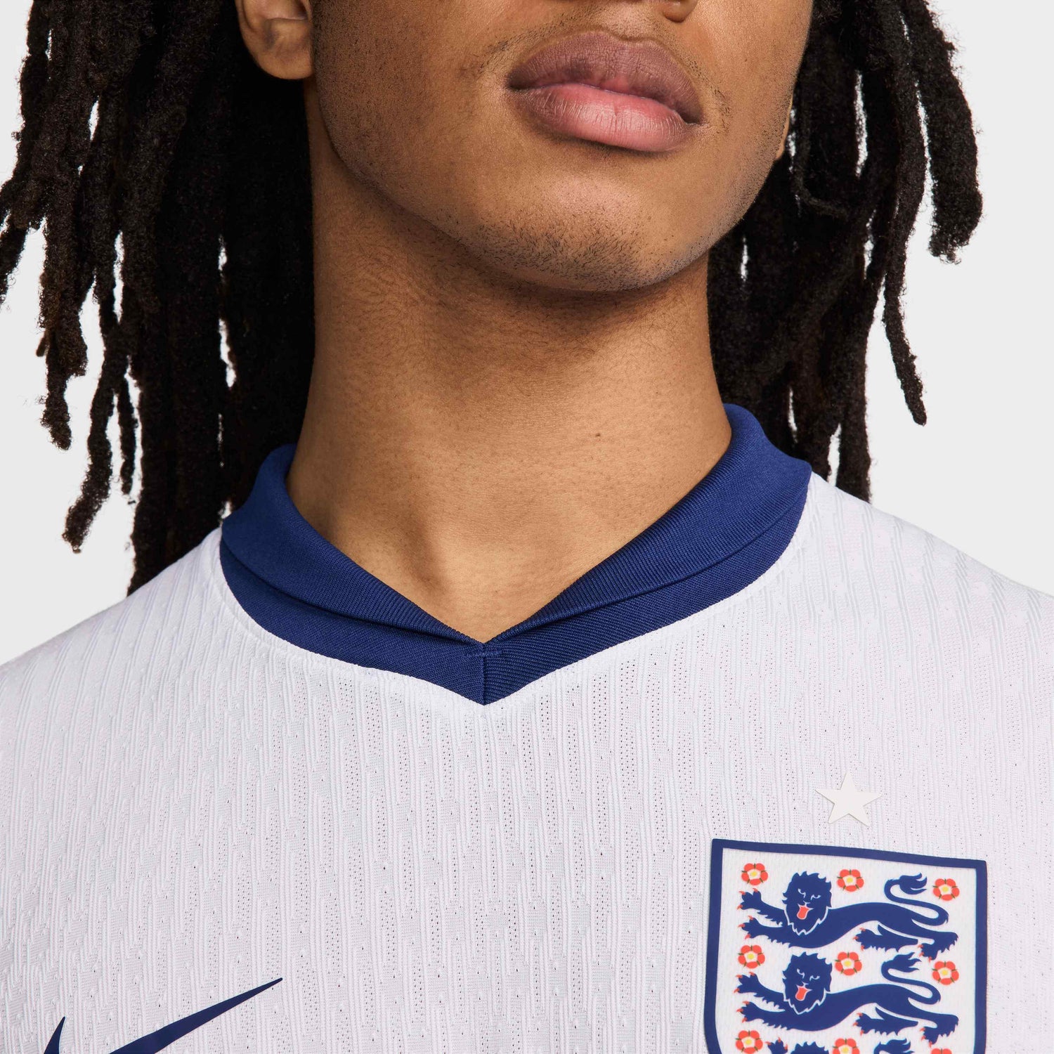 Nike 2024-25 England Men's Authentic Home Jersey (Detail 2)
