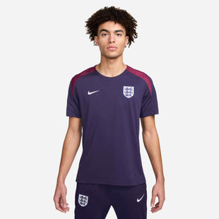 Nike 2024-25 England Men's Dri-Fit Short Sleeve Knit Top (Model - Front)