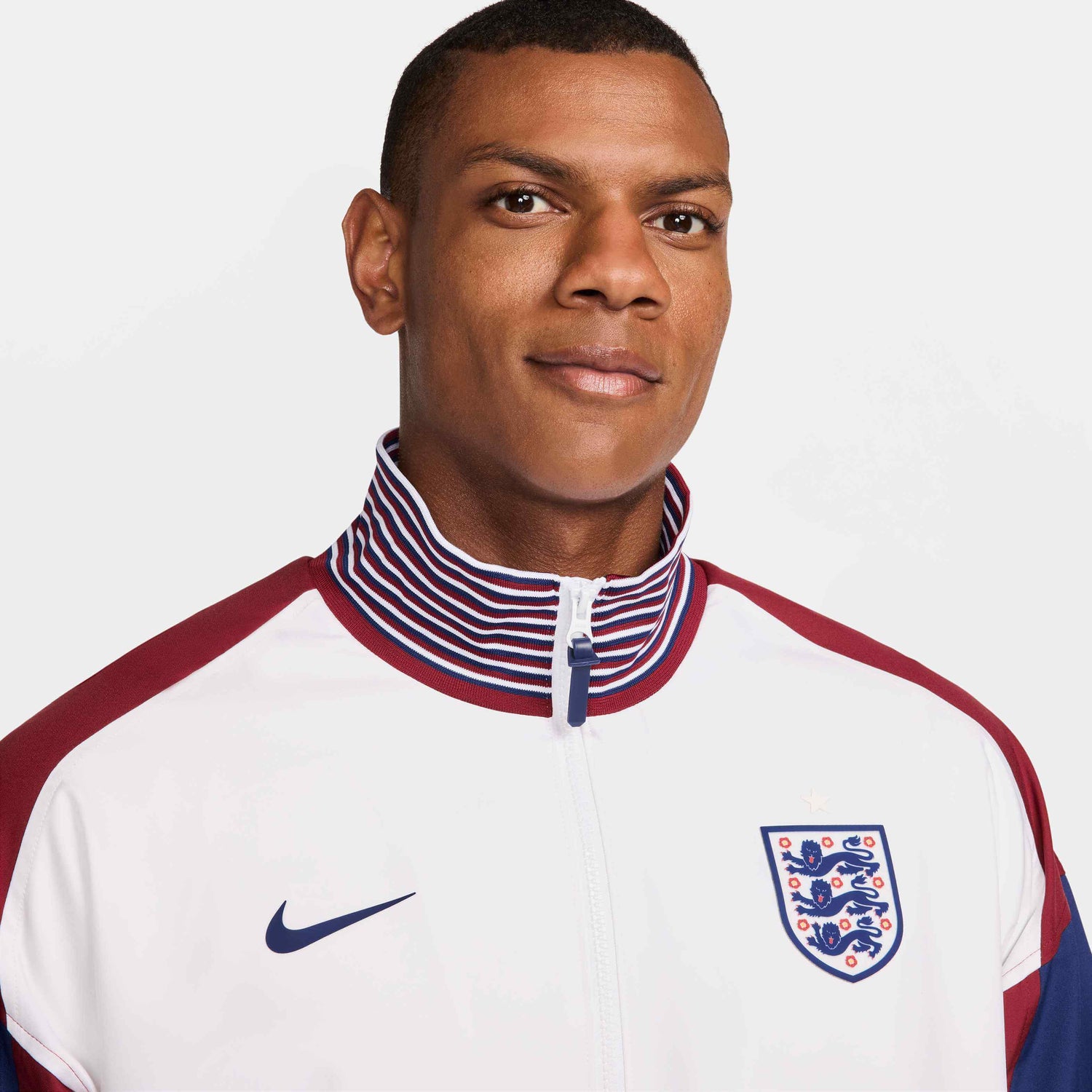 Nike 2024-25 England Men's Dri-Fit Strike Home Anthem Jacket (Detail 1)