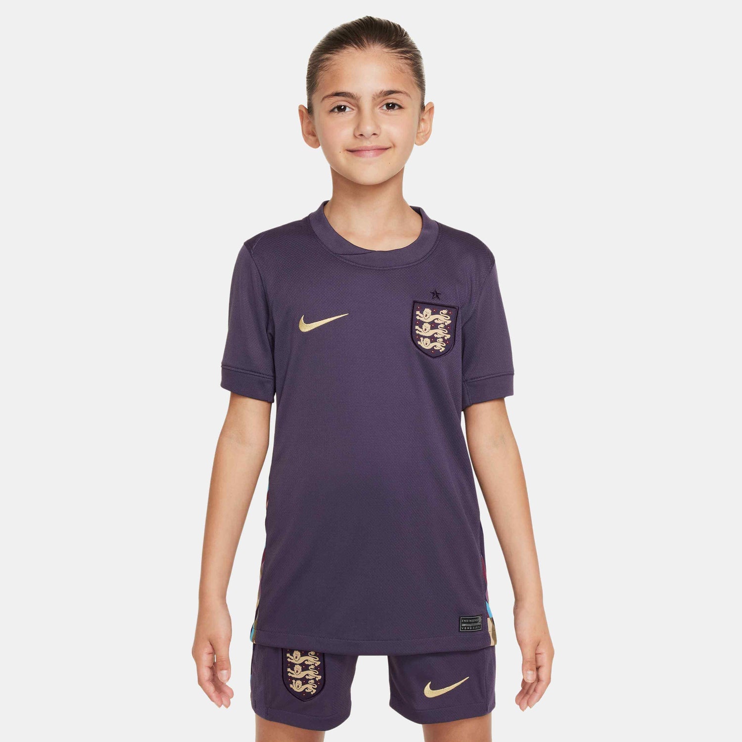 Nike 2024-25 England Youth Stadium Away Jersey (Model - Front)