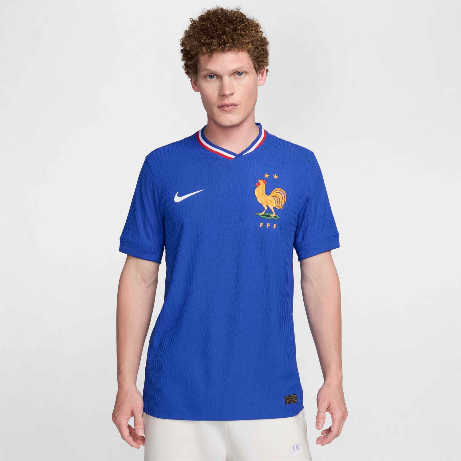 Nike 2024-25 France Men's Authentic Home Jersey (Model - Front)