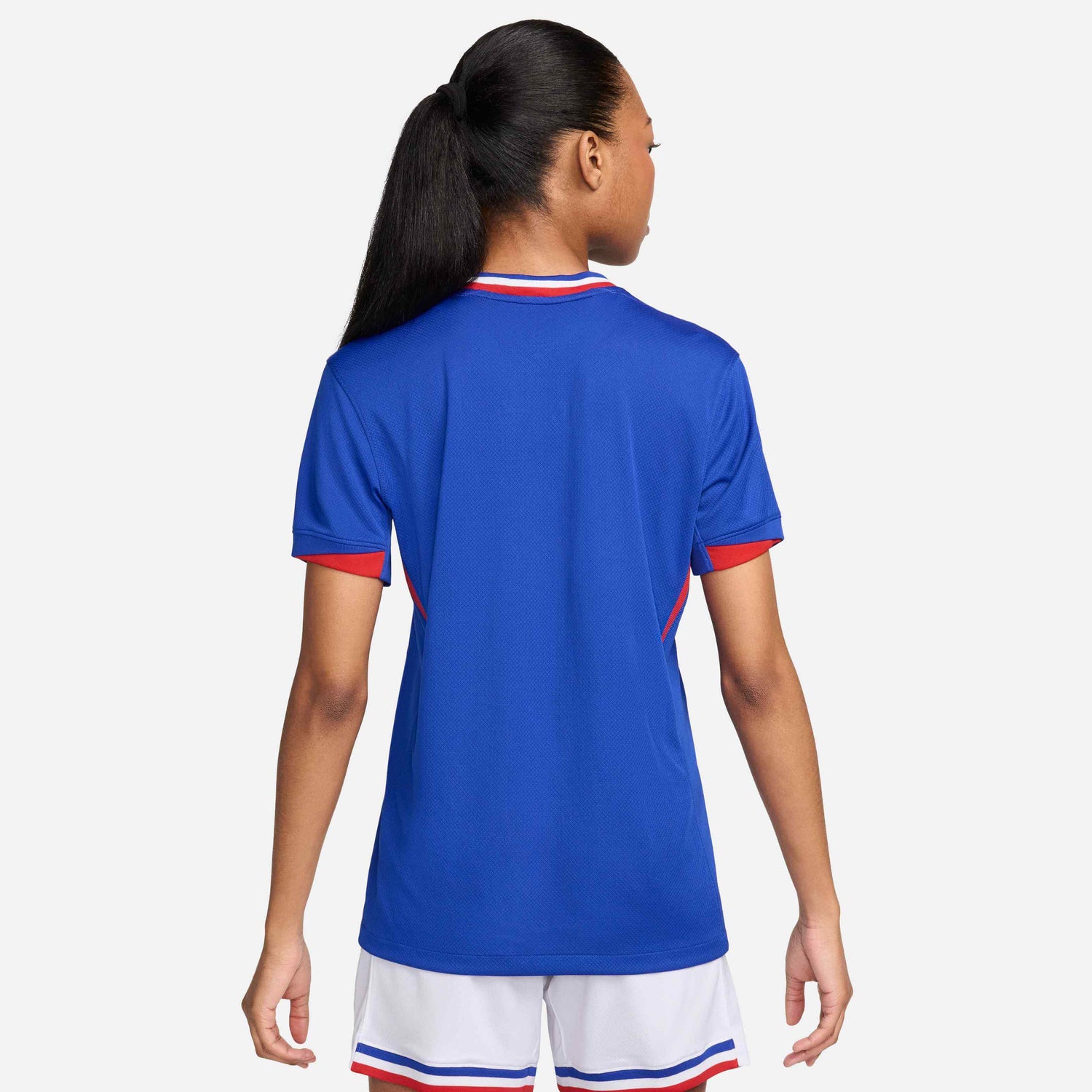 Nike 2024-25 France Women's Stadium Home Jersey (Model - Back)