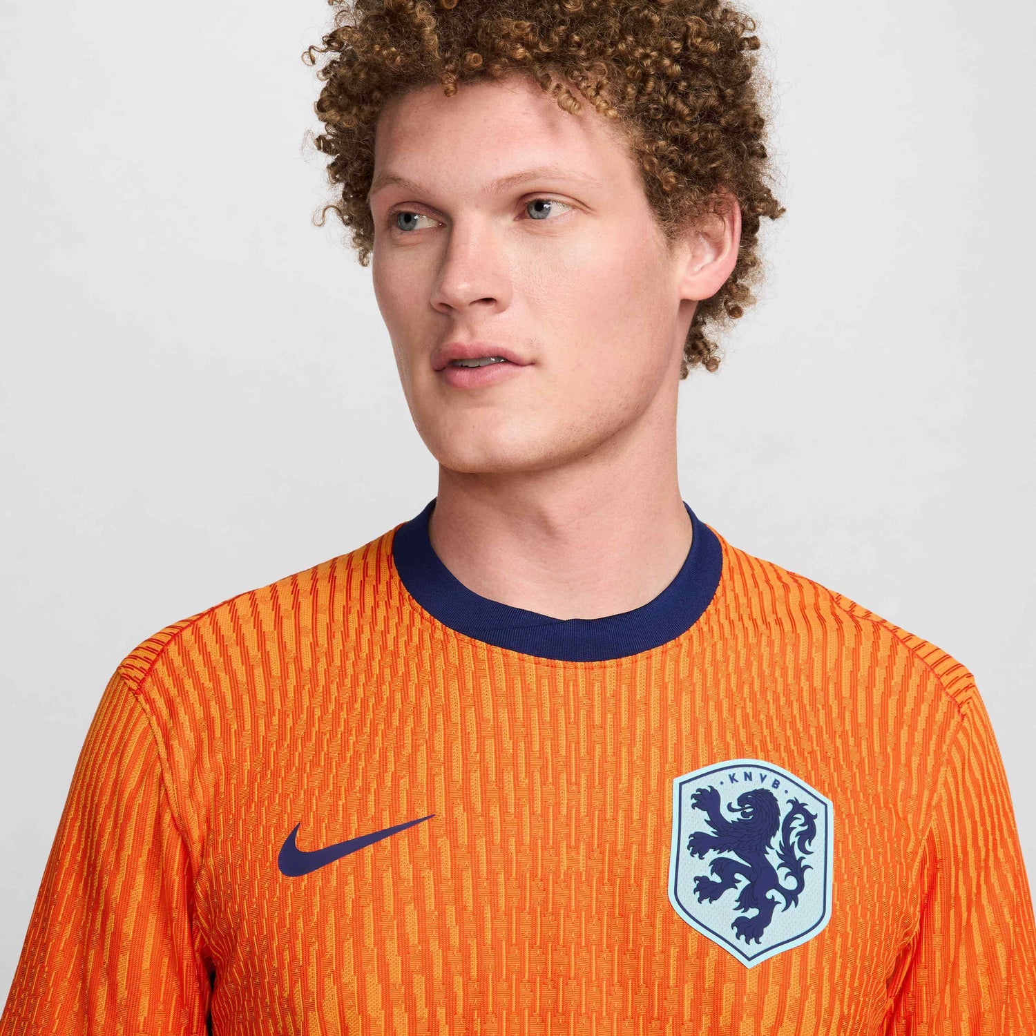 Nike 2024-25 Netherlands Men's Authentic Home Jersey (Detail 1)