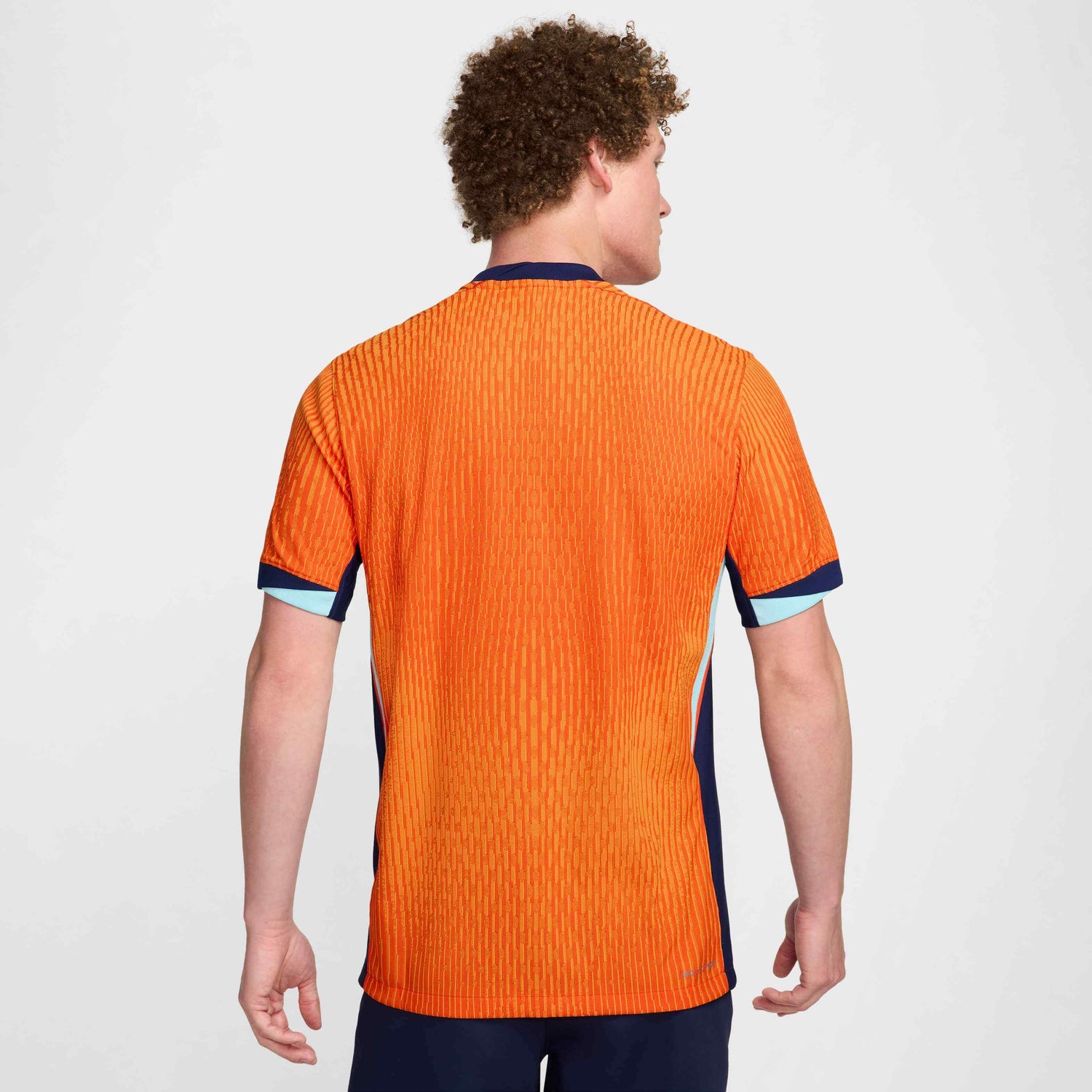 Nike 2024-25 Netherlands Men's Authentic Home Jersey (Model - Back)