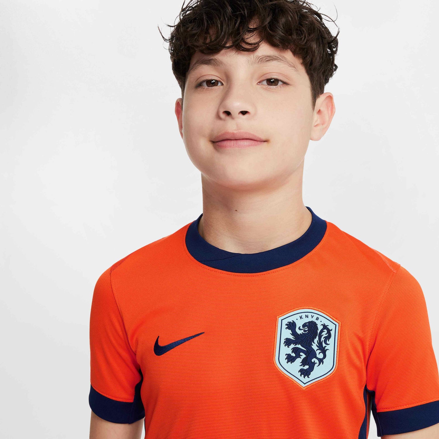 Nike 2024-25 Netherlands Youth Stadium Home Jersey (Detail 1)