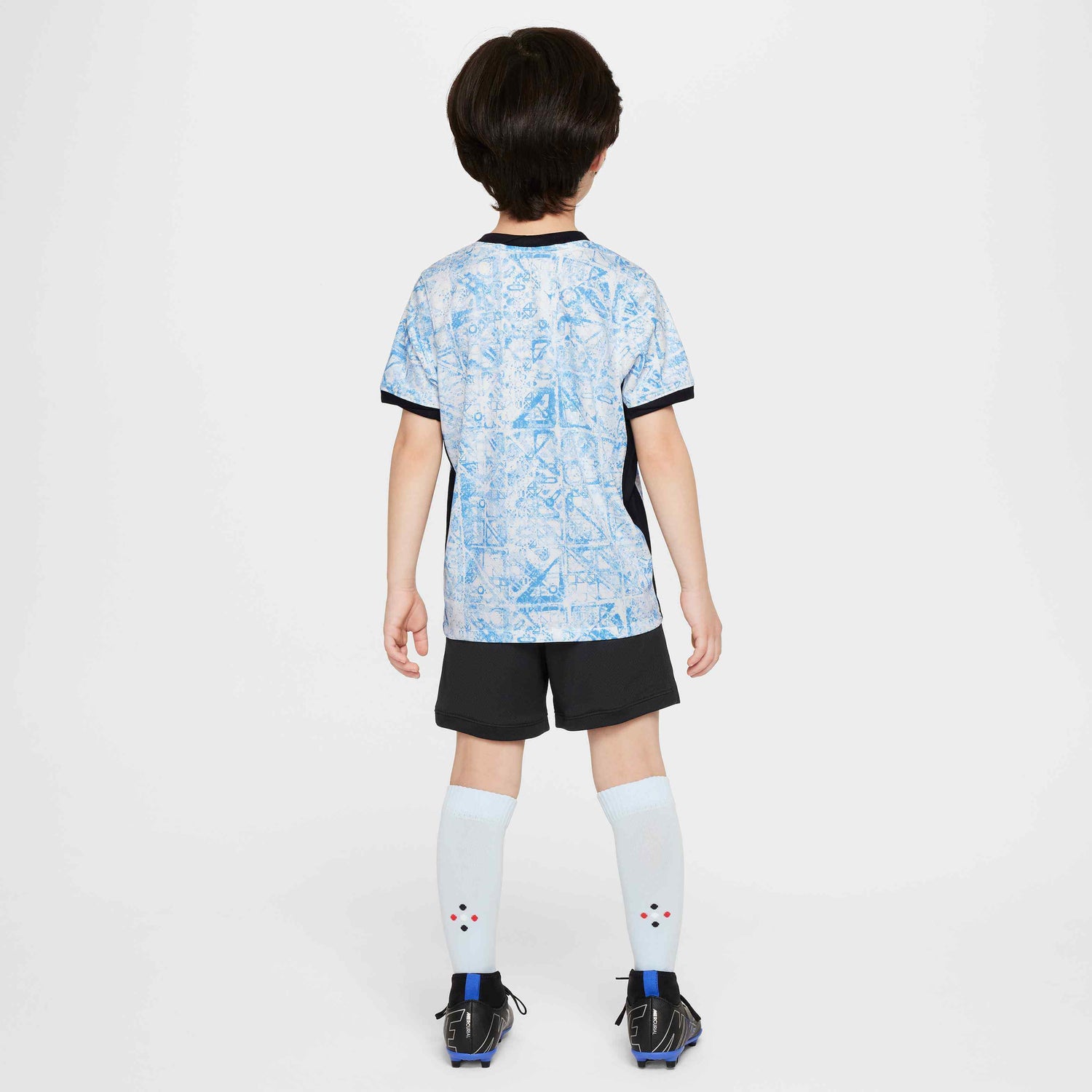 Nike 2024-25 Portugal Kids Stadium Away Kit (Model - Back)