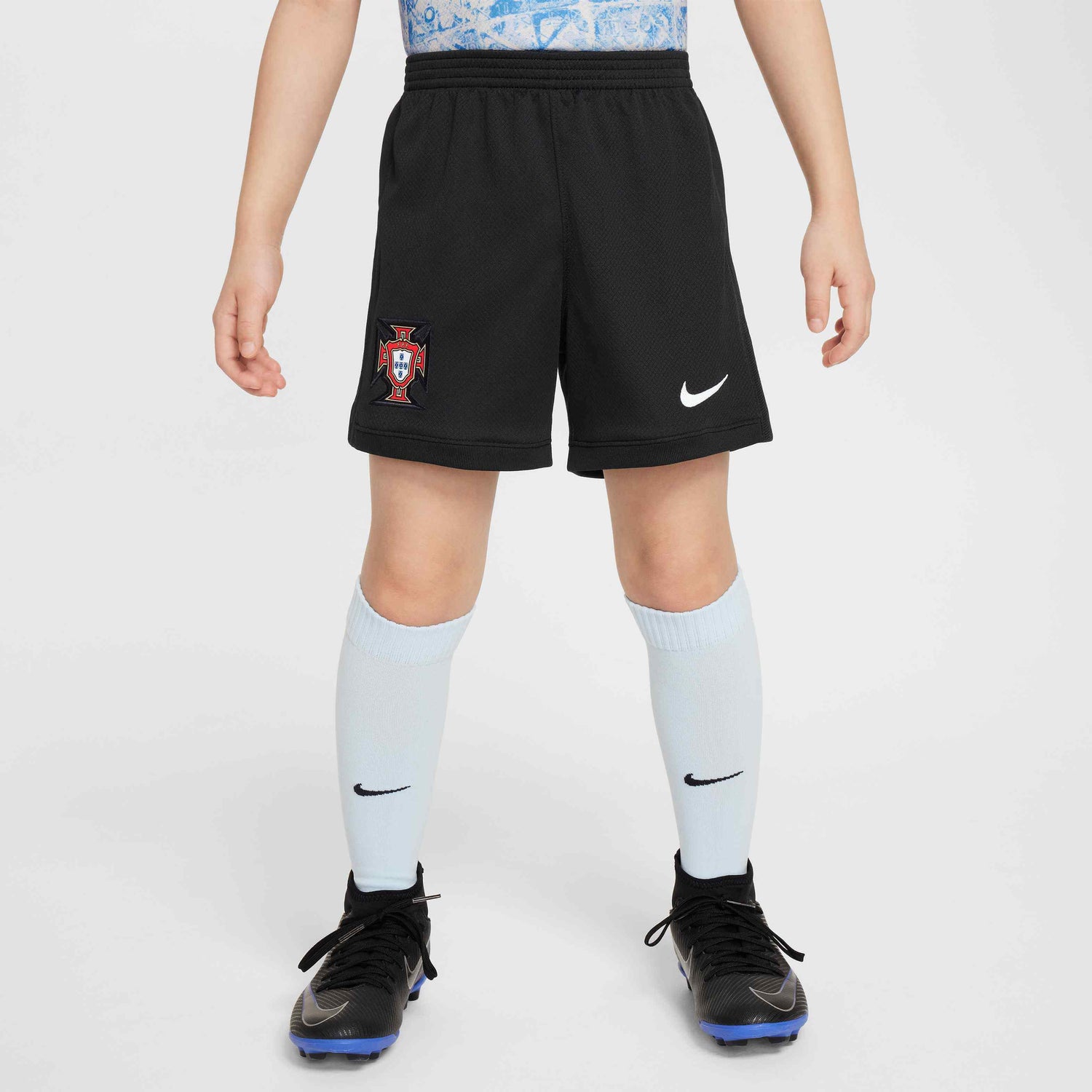 Nike 2024-25 Portugal Kids Stadium Away Kit (Model - Shorts)