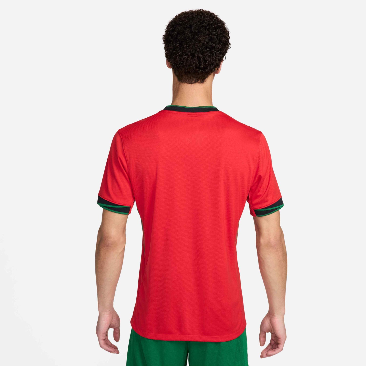 Nike 2024-25 Portugal Men's Stadium Home Jersey (Model - Back)