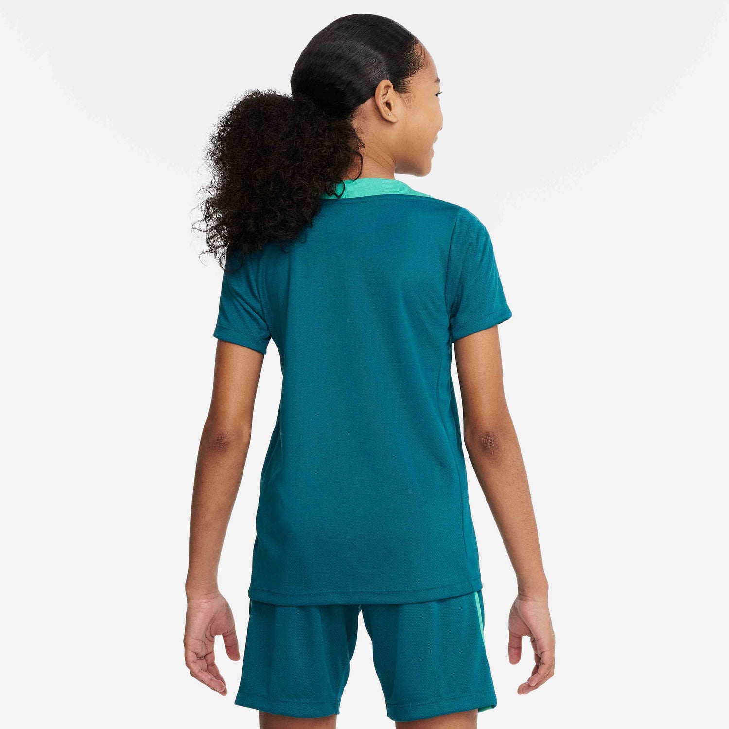 Nike 2024-25 Portugal Youth Dri-Fit Short-Sleeve Knit Top (Model - Back)
