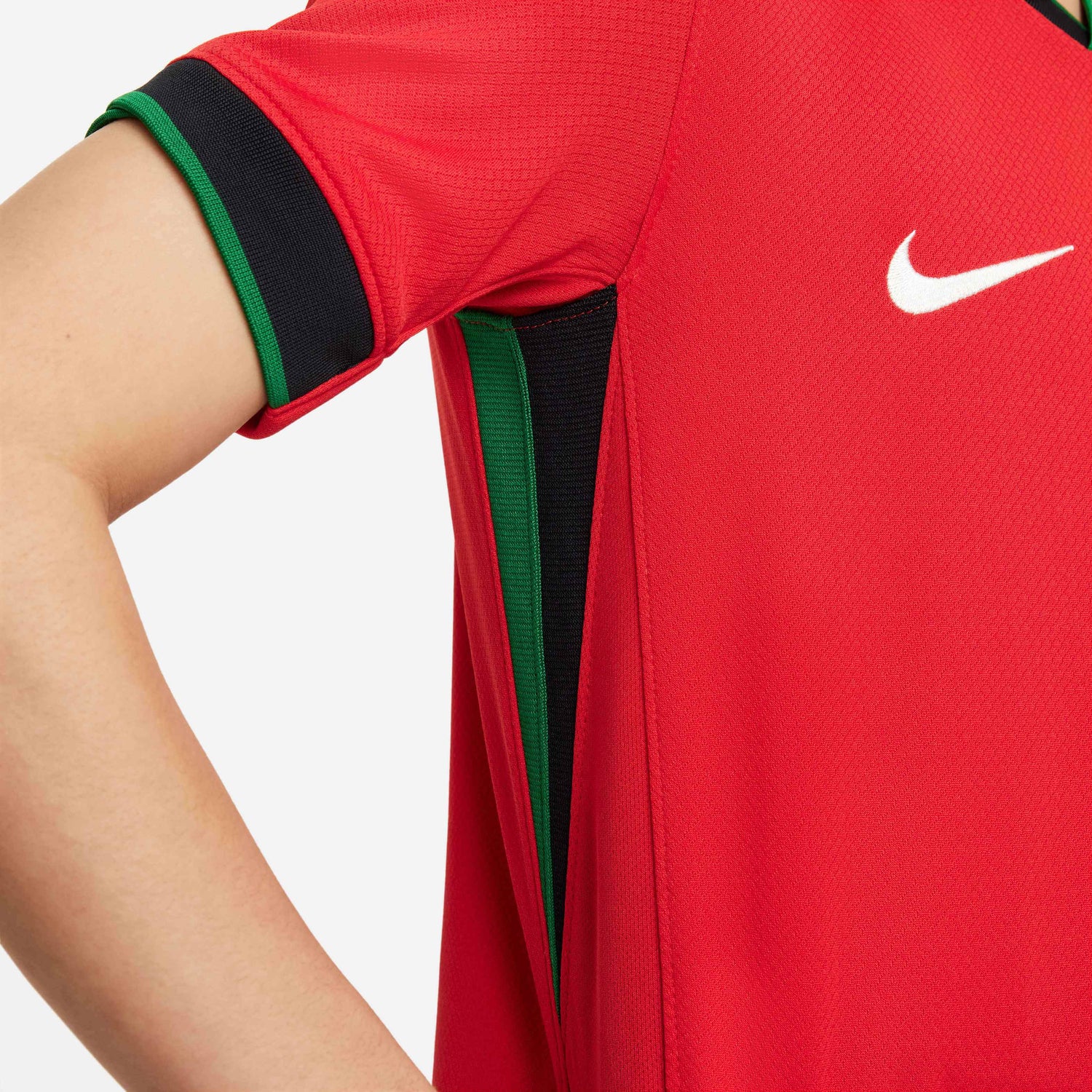 Nike 2024-25 Portugal Youth Stadium Home Jersey (Detail 2)