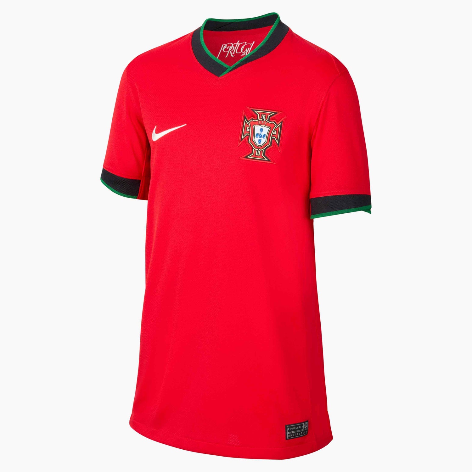 Nike 2024-25 Portugal Youth Stadium Home Jersey (Front)